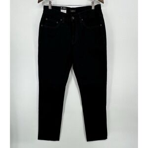 Brixton Choice Taper Black Denim Jeans Mens Size 32x31 Button Fly Standard Fit